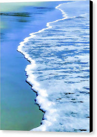 Beach Foamline - Canvas Print