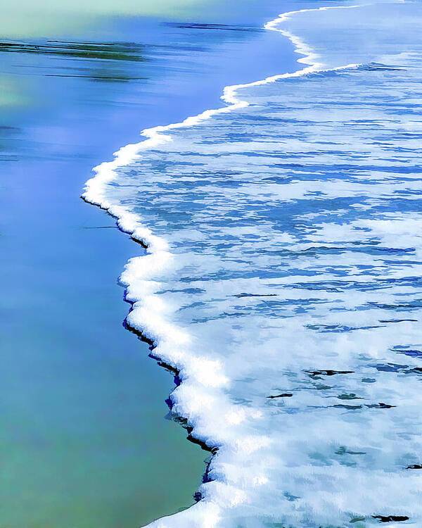 Beach Foamline - Art Print