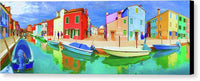 Burano Panorama - Canvas Print