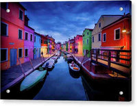 Twilight in Burano - Acrylic Print Acrylic Print 1ArtCollection