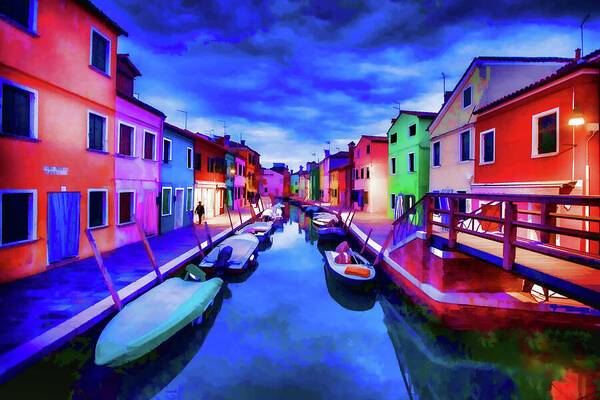 Burano Twilight Dream - Art Print