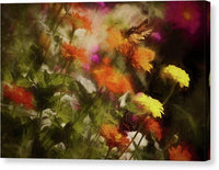 Butterflies in the Garden - Canvas Print