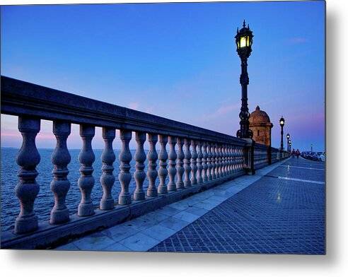 Cadiz Promenade - Metal Print