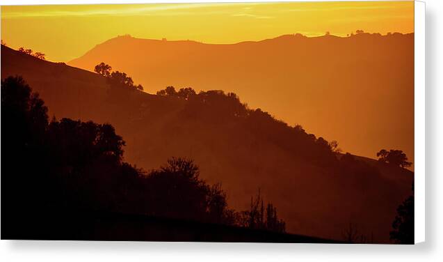 California Canyons Gold - Canvas Print