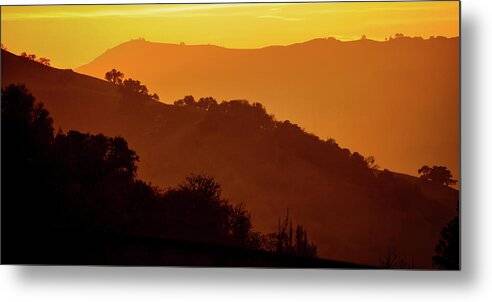 California Canyons Gold - Metal Print