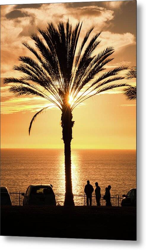 California Sunset - Metal Print