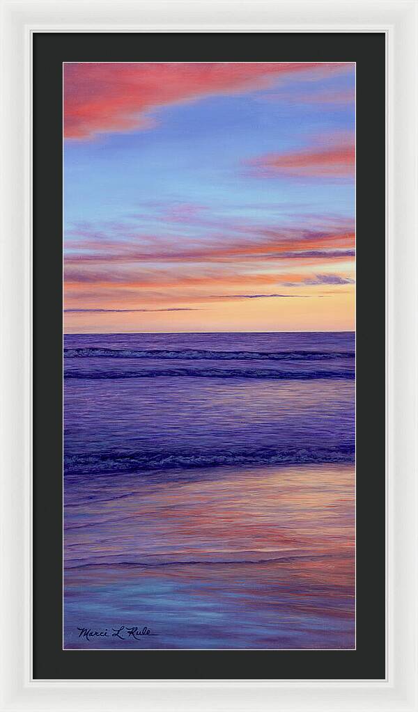 California Sunset - Framed Print