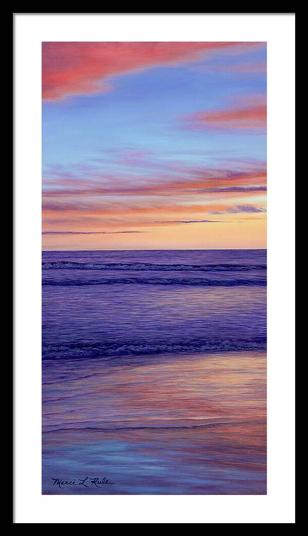 California Sunset - Framed Print