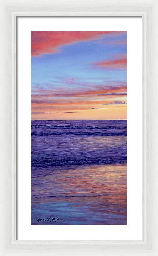 California Sunset - Framed Print