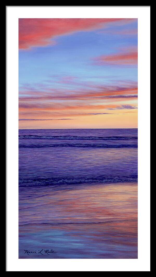 California Sunset - Framed Print