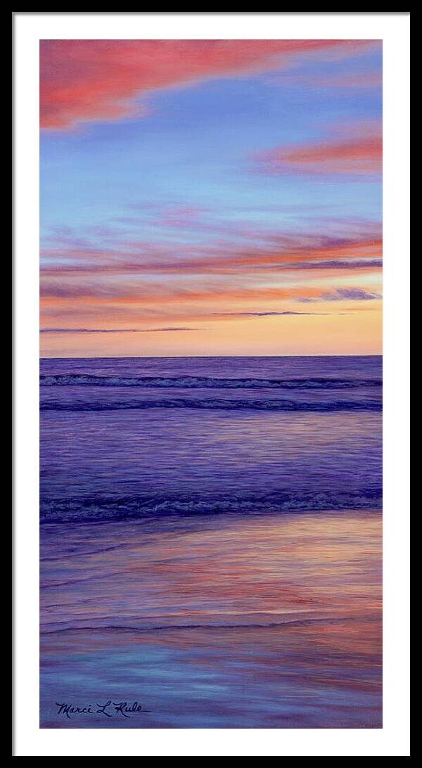 California Sunset - Framed Print