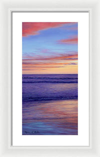 California Sunset - Framed Print