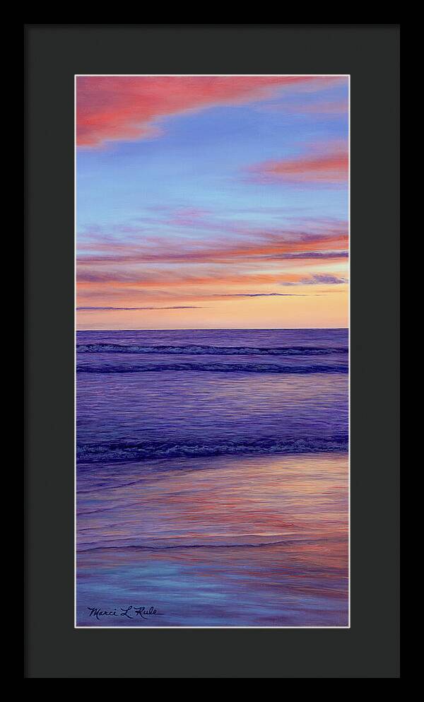 California Sunset - Framed Print