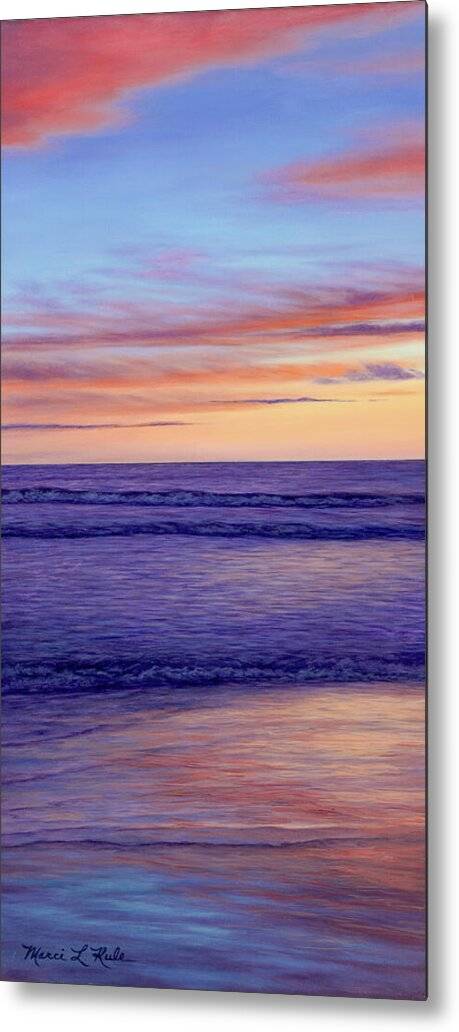 California Sunset - Metal Print