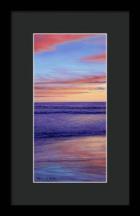 California Sunset - Framed Print