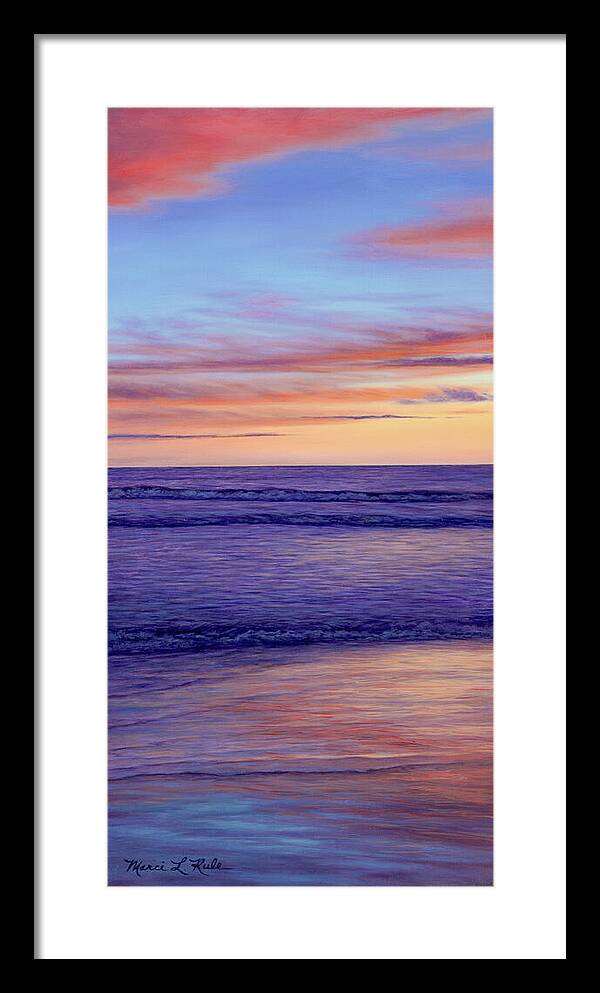 California Sunset - Framed Print