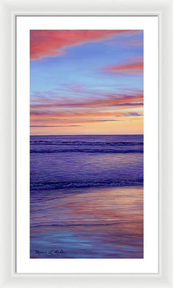 California Sunset - Framed Print