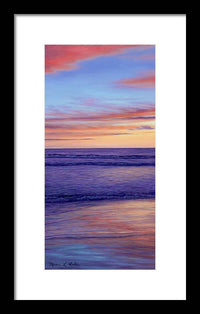 California Sunset - Framed Print