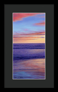 California Sunset - Framed Print