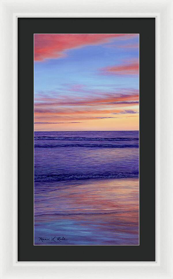 California Sunset - Framed Print