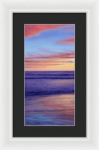 California Sunset - Framed Print