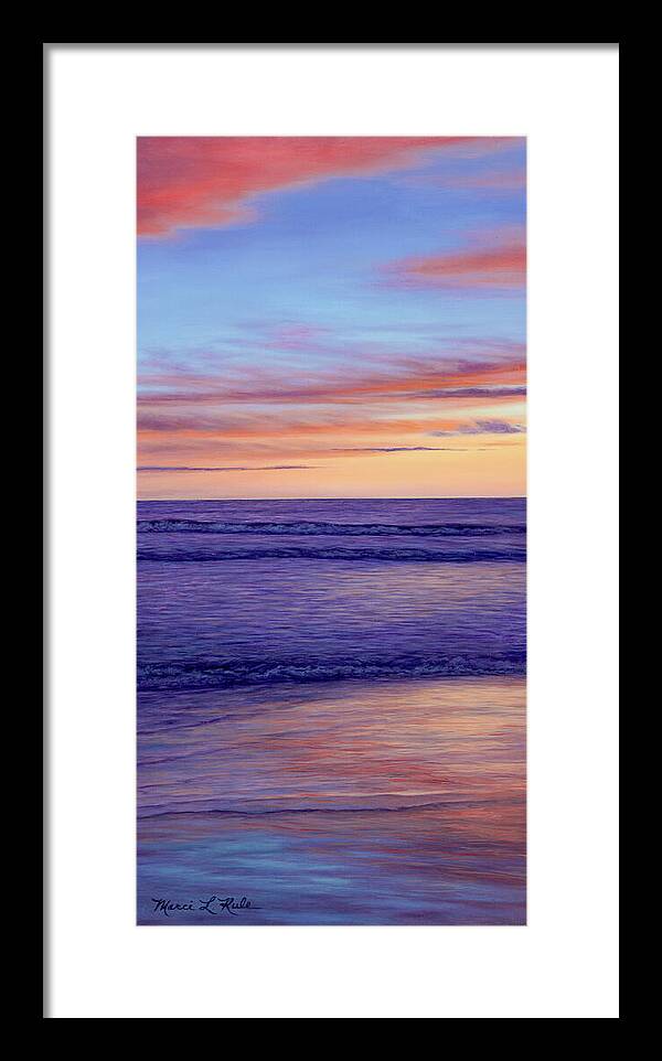 California Sunset - Framed Print