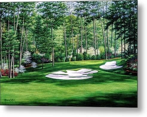 Camellia No 10, Augusta National - Metal Print