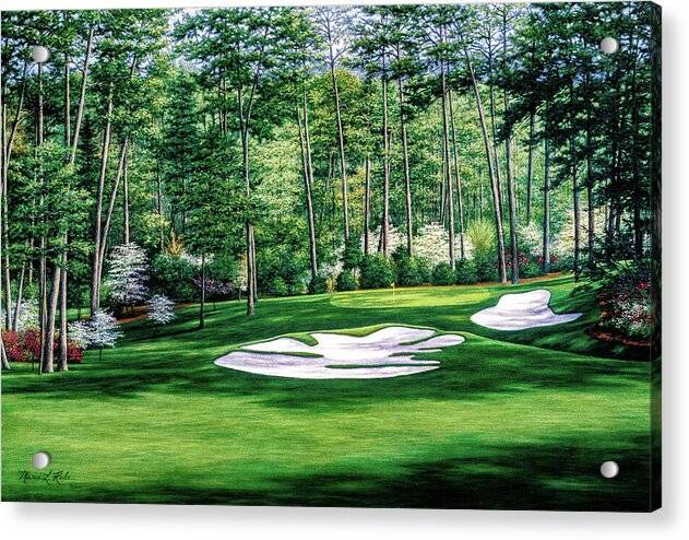 Camellia No. 10, Augusta National - Acrylic Print