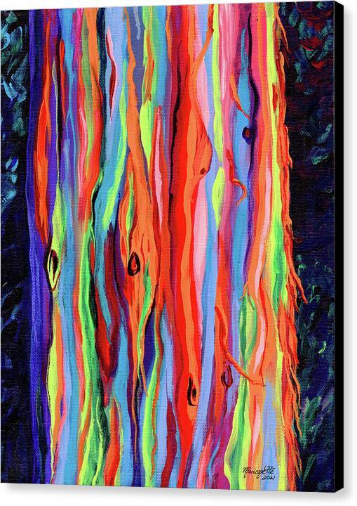 Colorful Rainbow Eucalyptus - Canvas Print Canvas Print 1ArtCollection