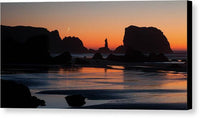 Crescent Moon Beach - Canvas Print Canvas Print 1ArtCollection