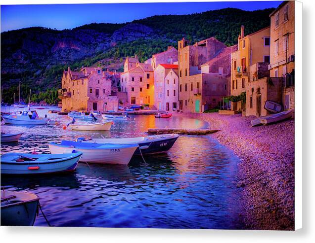 Croatia Twilight - Canvas Print