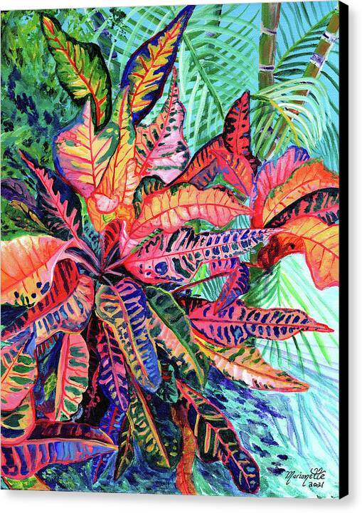 Croton Garden - Canvas Print Canvas Print 1ArtCollection