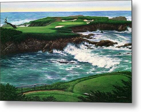 Cypress Point No. 16 - Metal Print