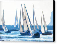 Dana Regatta in Blue - Canvas Print Canvas Print 1ArtCollection