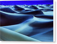 Death Valley Moonlight Dunescape - Canvas Print