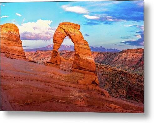 Delicate Arch Sunset - Metal Print