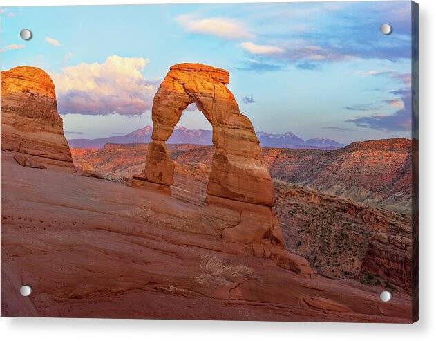 Delicate Arch Sunset - Acrylic Print