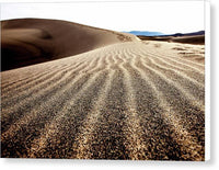 Designs in the Sand - Canvas Print Canvas Print