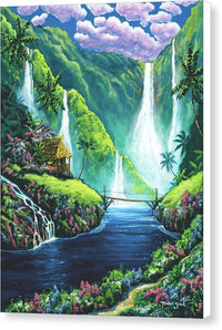 Enchanted Falls - Canvas Print Canvas Print 1ArtCollection