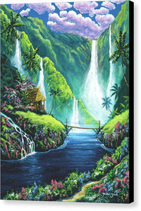 Enchanted Falls - Canvas Print Canvas Print 1ArtCollection