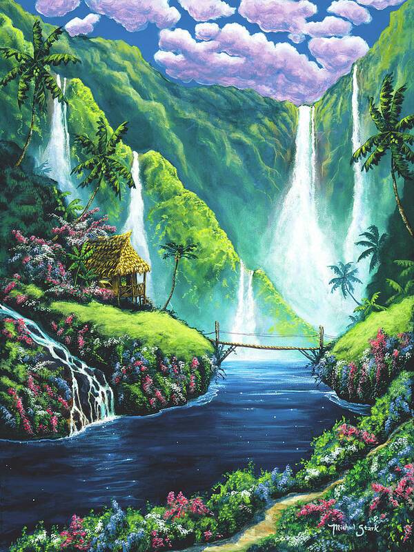 Enchanted Falls - Art Print Art Print 1ArtCollection