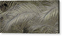 Etched Gold Palms Design 1 - Canvas Print