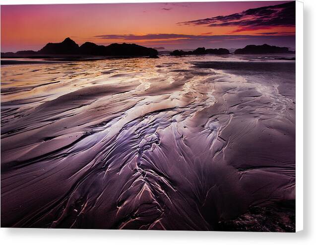 Etched in the Sand - Canvas Print Canvas Print 1ArtCollection