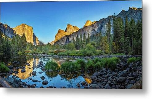 Fall Sunset at Valley View - Metal Print