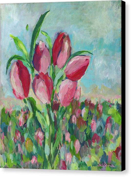 Field of Tulips - Canvas Print