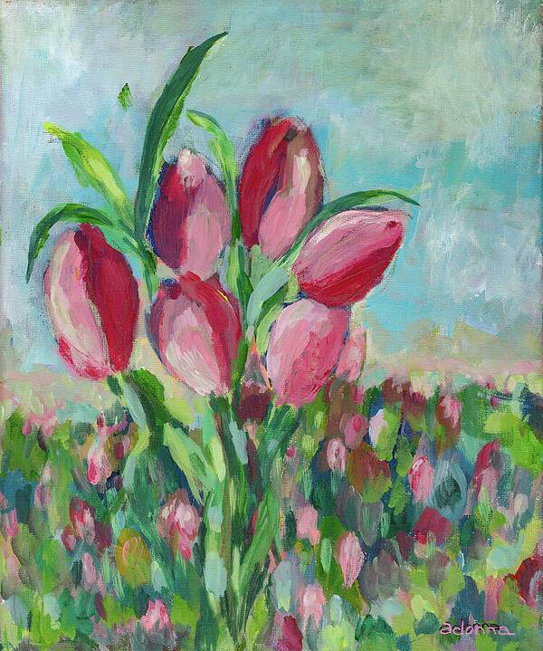 Field of Tulips - Art Print