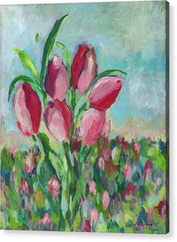 Field of Tulips - Acrylic Print