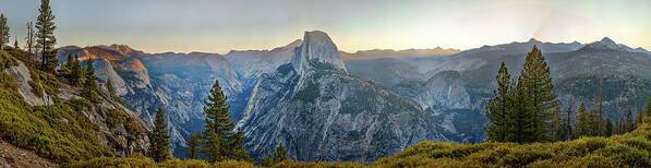 First Light on Half Dome - Art Print