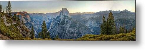 First Light on Half Dome - Metal Print