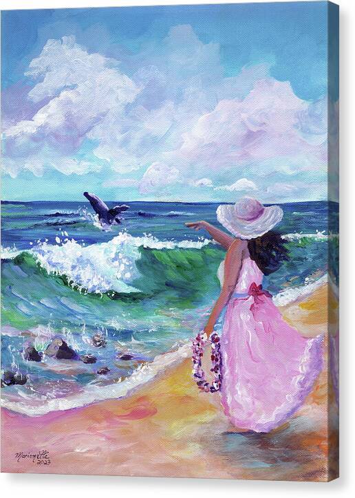 First Whale Sighting - Canvas Print Canvas Print 1ArtCollection